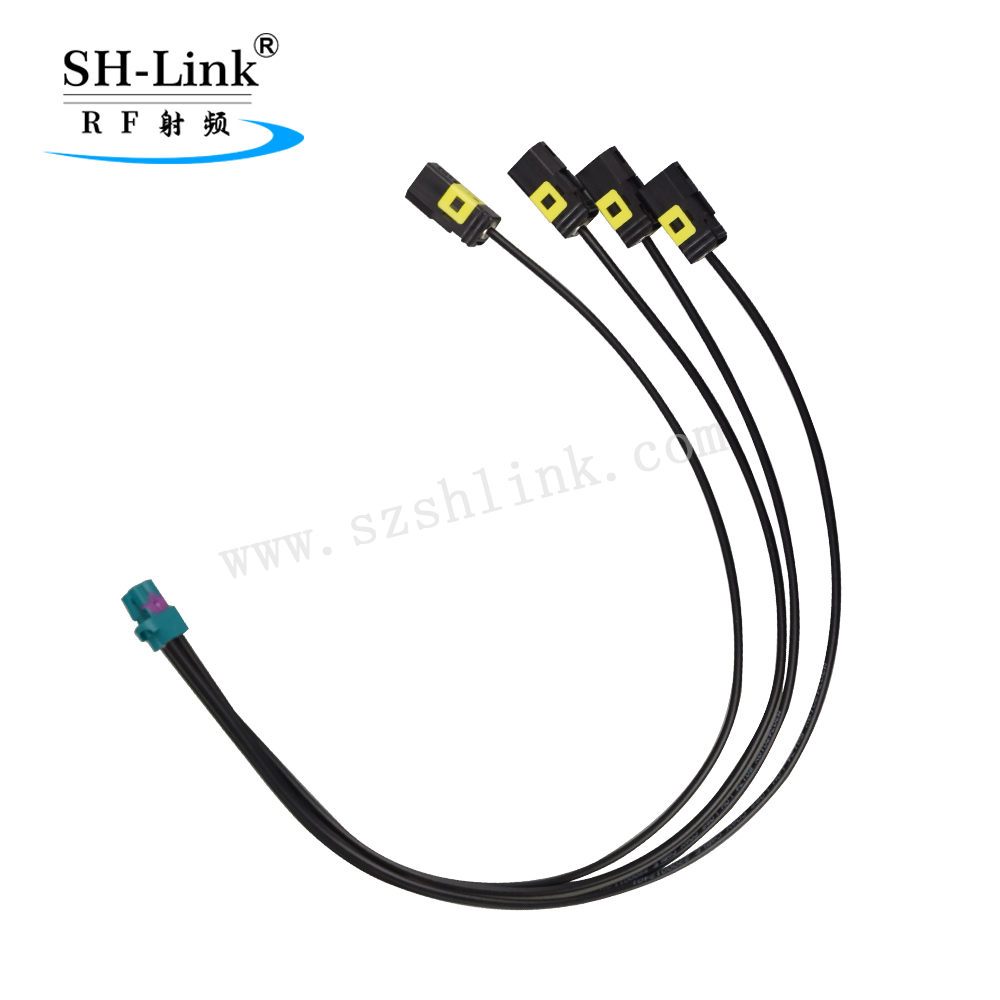 GPS/GNSS Mini Fakra 4 in 1 Connector Cable Assembly